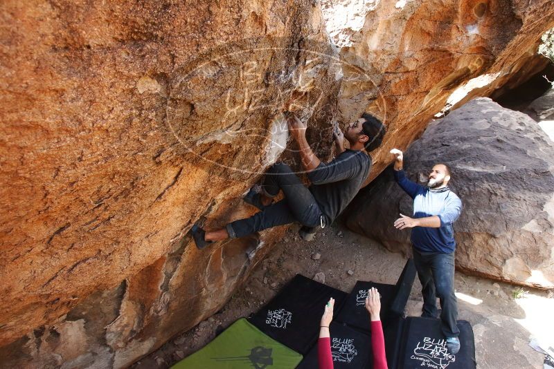 Bouldering in Hueco Tanks on 03/09/2019 with Blue Lizard Climbing and Yoga

Filename: SRM_20190309_1249290.jpg
Aperture: f/5.6
Shutter Speed: 1/200
Body: Canon EOS-1D Mark II
Lens: Canon EF 16-35mm f/2.8 L