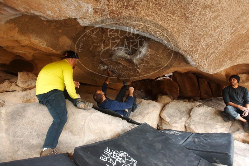 Bouldering in Hueco Tanks on 03/09/2019 with Blue Lizard Climbing and Yoga

Filename: SRM_20190309_1510170.jpg
Aperture: f/5.6
Shutter Speed: 1/200
Body: Canon EOS-1D Mark II
Lens: Canon EF 16-35mm f/2.8 L