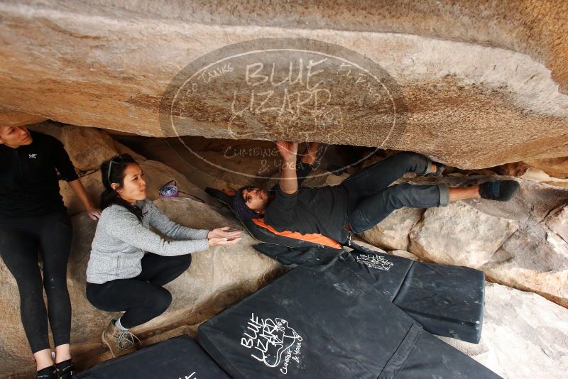 Bouldering in Hueco Tanks on 03/09/2019 with Blue Lizard Climbing and Yoga

Filename: SRM_20190309_1529160.jpg
Aperture: f/5.6
Shutter Speed: 1/250
Body: Canon EOS-1D Mark II
Lens: Canon EF 16-35mm f/2.8 L