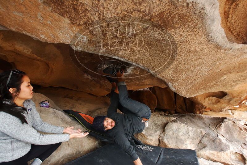 Bouldering in Hueco Tanks on 03/09/2019 with Blue Lizard Climbing and Yoga

Filename: SRM_20190309_1529300.jpg
Aperture: f/5.6
Shutter Speed: 1/250
Body: Canon EOS-1D Mark II
Lens: Canon EF 16-35mm f/2.8 L