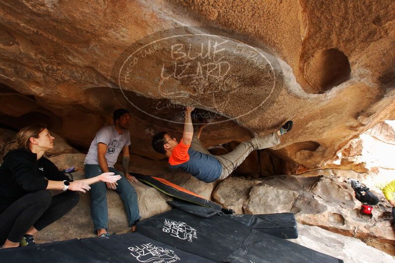 Bouldering in Hueco Tanks on 03/09/2019 with Blue Lizard Climbing and Yoga

Filename: SRM_20190309_1532430.jpg
Aperture: f/5.6
Shutter Speed: 1/250
Body: Canon EOS-1D Mark II
Lens: Canon EF 16-35mm f/2.8 L