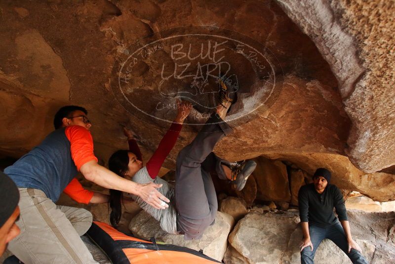 Bouldering in Hueco Tanks on 03/09/2019 with Blue Lizard Climbing and Yoga

Filename: SRM_20190309_1535470.jpg
Aperture: f/5.6
Shutter Speed: 1/250
Body: Canon EOS-1D Mark II
Lens: Canon EF 16-35mm f/2.8 L