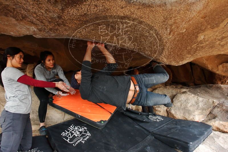 Bouldering in Hueco Tanks on 03/09/2019 with Blue Lizard Climbing and Yoga

Filename: SRM_20190309_1543510.jpg
Aperture: f/5.6
Shutter Speed: 1/250
Body: Canon EOS-1D Mark II
Lens: Canon EF 16-35mm f/2.8 L