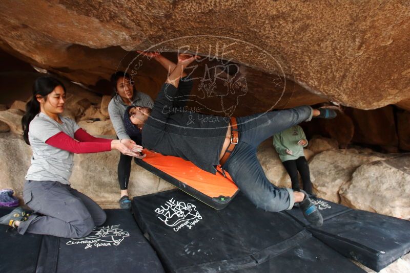 Bouldering in Hueco Tanks on 03/09/2019 with Blue Lizard Climbing and Yoga

Filename: SRM_20190309_1543540.jpg
Aperture: f/5.6
Shutter Speed: 1/250
Body: Canon EOS-1D Mark II
Lens: Canon EF 16-35mm f/2.8 L