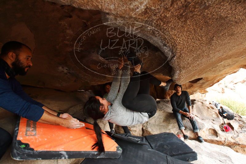 Bouldering in Hueco Tanks on 03/09/2019 with Blue Lizard Climbing and Yoga

Filename: SRM_20190309_1547460.jpg
Aperture: f/5.6
Shutter Speed: 1/250
Body: Canon EOS-1D Mark II
Lens: Canon EF 16-35mm f/2.8 L