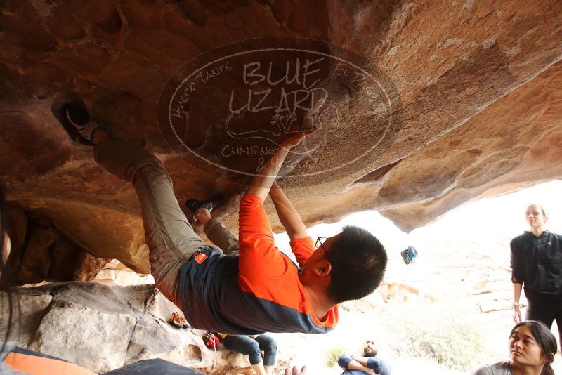 Bouldering in Hueco Tanks on 03/09/2019 with Blue Lizard Climbing and Yoga

Filename: SRM_20190309_1554200.jpg
Aperture: f/5.6
Shutter Speed: 1/200
Body: Canon EOS-1D Mark II
Lens: Canon EF 16-35mm f/2.8 L