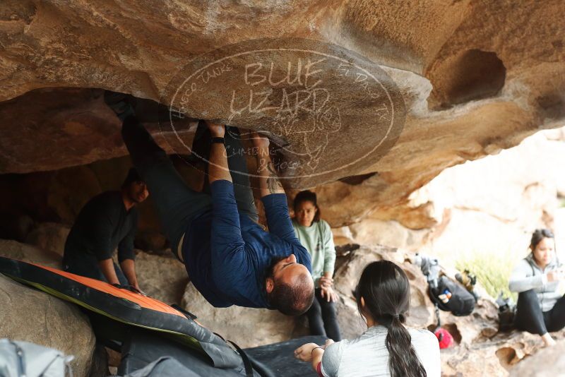 Bouldering in Hueco Tanks on 03/09/2019 with Blue Lizard Climbing and Yoga

Filename: SRM_20190309_1627320.jpg
Aperture: f/3.5
Shutter Speed: 1/250
Body: Canon EOS-1D Mark II
Lens: Canon EF 50mm f/1.8 II