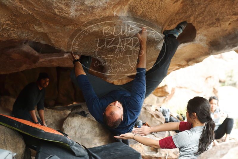 Bouldering in Hueco Tanks on 03/09/2019 with Blue Lizard Climbing and Yoga

Filename: SRM_20190309_1627380.jpg
Aperture: f/3.5
Shutter Speed: 1/250
Body: Canon EOS-1D Mark II
Lens: Canon EF 50mm f/1.8 II