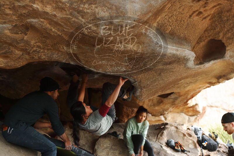 Bouldering in Hueco Tanks on 03/09/2019 with Blue Lizard Climbing and Yoga

Filename: SRM_20190309_1629140.jpg
Aperture: f/3.5
Shutter Speed: 1/250
Body: Canon EOS-1D Mark II
Lens: Canon EF 50mm f/1.8 II