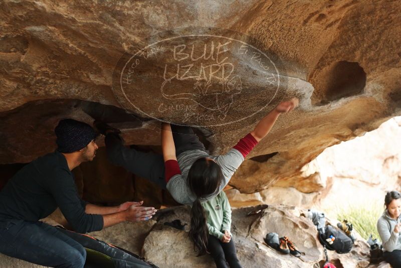 Bouldering in Hueco Tanks on 03/09/2019 with Blue Lizard Climbing and Yoga

Filename: SRM_20190309_1629260.jpg
Aperture: f/3.5
Shutter Speed: 1/250
Body: Canon EOS-1D Mark II
Lens: Canon EF 50mm f/1.8 II