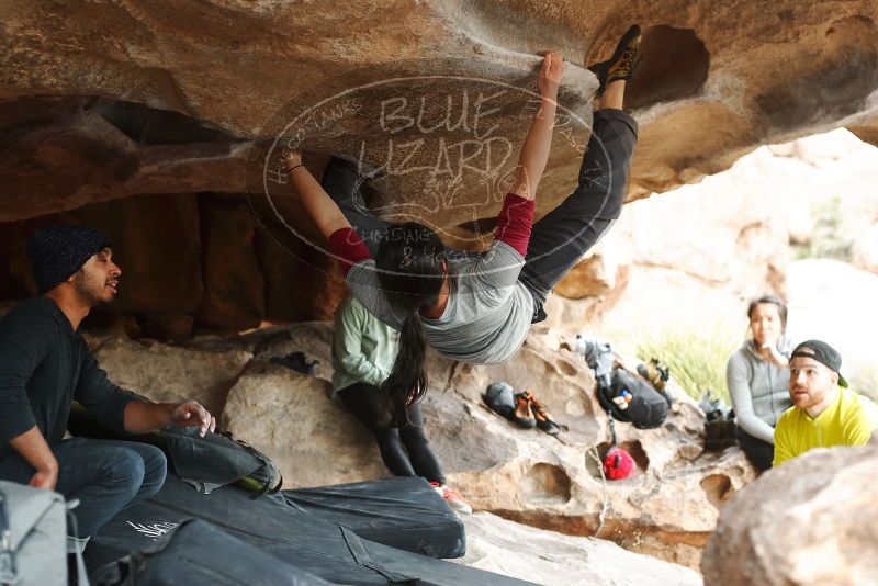 Bouldering in Hueco Tanks on 03/09/2019 with Blue Lizard Climbing and Yoga

Filename: SRM_20190309_1629310.jpg
Aperture: f/3.5
Shutter Speed: 1/250
Body: Canon EOS-1D Mark II
Lens: Canon EF 50mm f/1.8 II