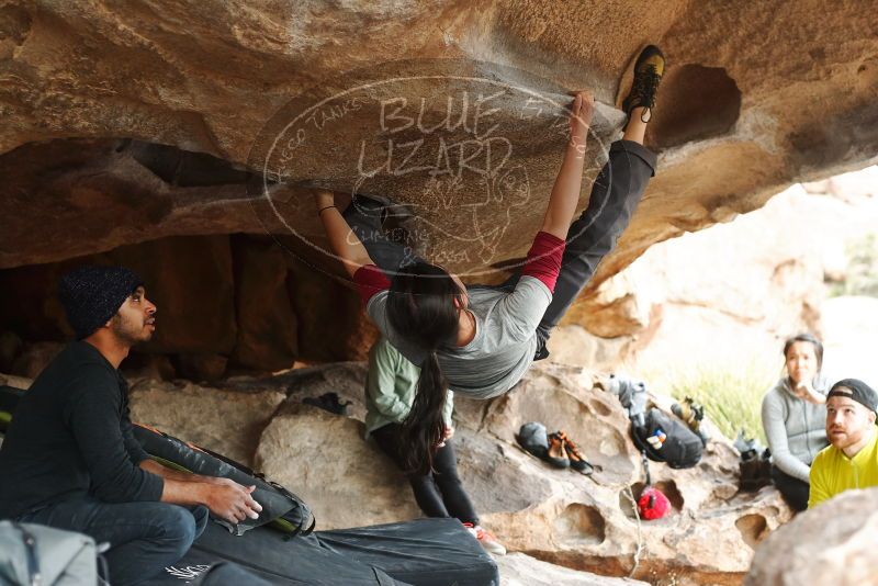 Bouldering in Hueco Tanks on 03/09/2019 with Blue Lizard Climbing and Yoga

Filename: SRM_20190309_1629320.jpg
Aperture: f/3.5
Shutter Speed: 1/250
Body: Canon EOS-1D Mark II
Lens: Canon EF 50mm f/1.8 II