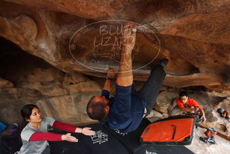 Bouldering in Hueco Tanks on 03/09/2019 with Blue Lizard Climbing and Yoga

Filename: SRM_20190309_1658420.jpg
Aperture: f/5.6
Shutter Speed: 1/250
Body: Canon EOS-1D Mark II
Lens: Canon EF 16-35mm f/2.8 L