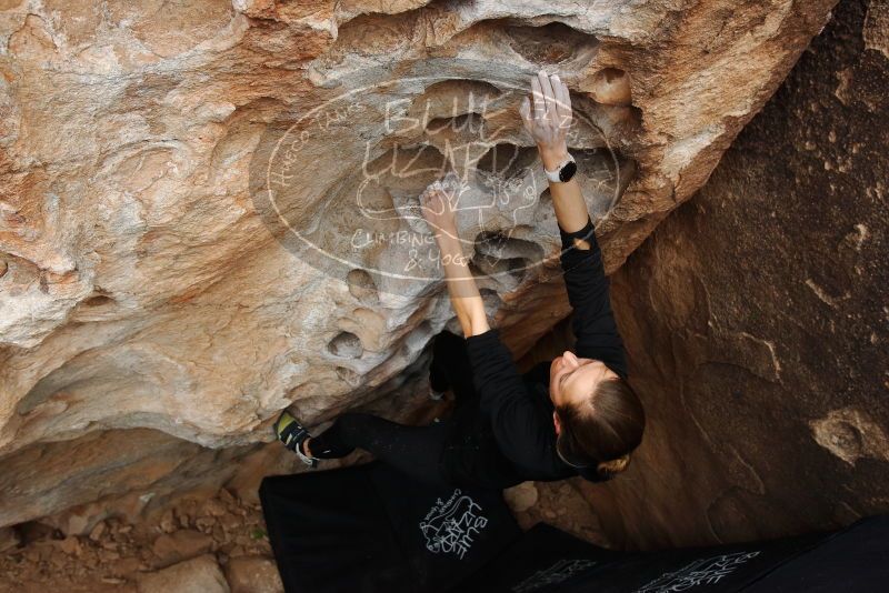 Bouldering in Hueco Tanks on 03/10/2019 with Blue Lizard Climbing and Yoga

Filename: SRM_20190310_1010290.jpg
Aperture: f/5.6
Shutter Speed: 1/320
Body: Canon EOS-1D Mark II
Lens: Canon EF 16-35mm f/2.8 L