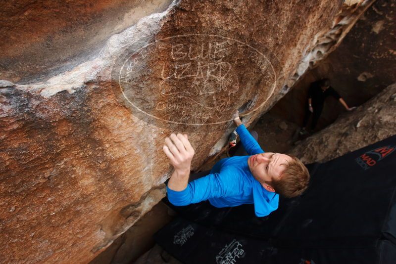 Bouldering in Hueco Tanks on 03/10/2019 with Blue Lizard Climbing and Yoga

Filename: SRM_20190310_1037161.jpg
Aperture: f/5.6
Shutter Speed: 1/400
Body: Canon EOS-1D Mark II
Lens: Canon EF 16-35mm f/2.8 L