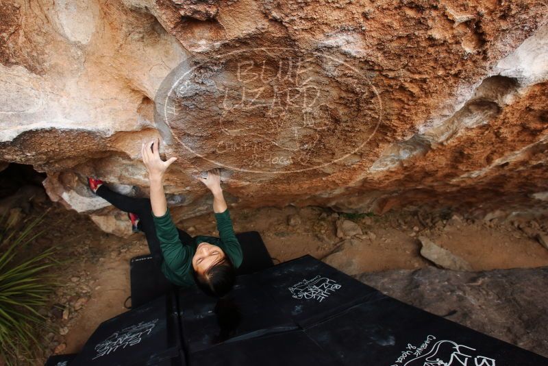 Bouldering in Hueco Tanks on 03/10/2019 with Blue Lizard Climbing and Yoga

Filename: SRM_20190310_1041240.jpg
Aperture: f/5.6
Shutter Speed: 1/250
Body: Canon EOS-1D Mark II
Lens: Canon EF 16-35mm f/2.8 L