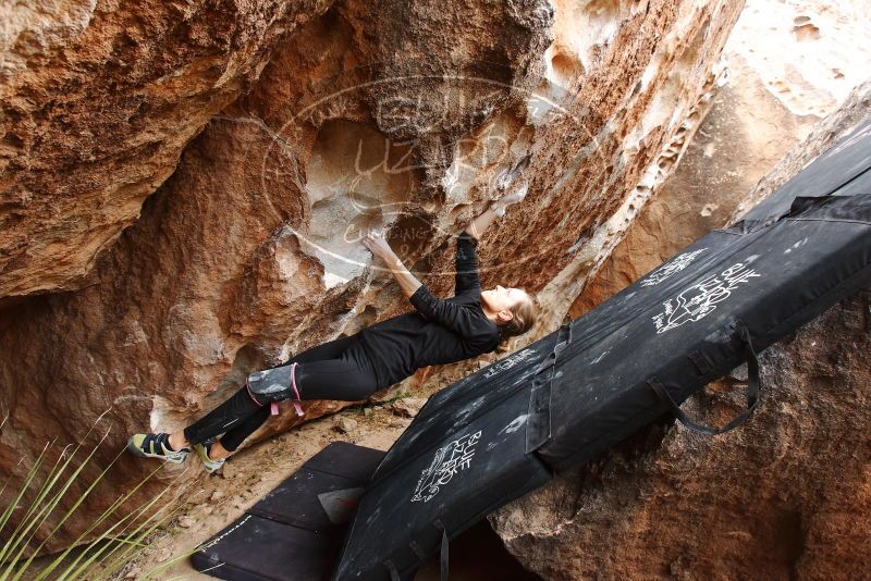 Bouldering in Hueco Tanks on 03/10/2019 with Blue Lizard Climbing and Yoga

Filename: SRM_20190310_1049520.jpg
Aperture: f/5.6
Shutter Speed: 1/80
Body: Canon EOS-1D Mark II
Lens: Canon EF 16-35mm f/2.8 L