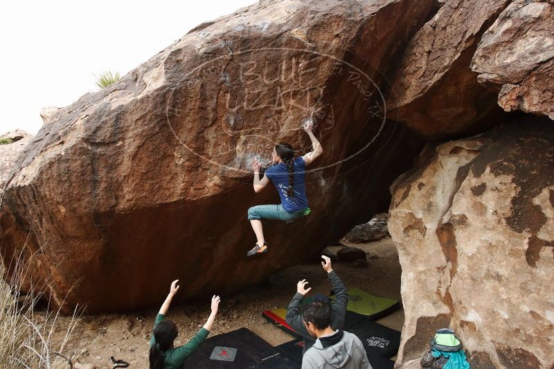 Bouldering in Hueco Tanks on 03/10/2019 with Blue Lizard Climbing and Yoga

Filename: SRM_20190310_1057311.jpg
Aperture: f/5.6
Shutter Speed: 1/400
Body: Canon EOS-1D Mark II
Lens: Canon EF 16-35mm f/2.8 L