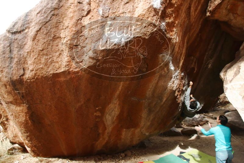 Bouldering in Hueco Tanks on 03/10/2019 with Blue Lizard Climbing and Yoga

Filename: SRM_20190310_1107020.jpg
Aperture: f/5.6
Shutter Speed: 1/250
Body: Canon EOS-1D Mark II
Lens: Canon EF 16-35mm f/2.8 L