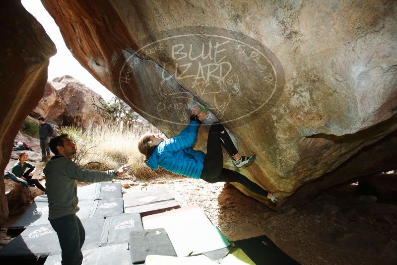 Bouldering in Hueco Tanks on 03/10/2019 with Blue Lizard Climbing and Yoga

Filename: SRM_20190310_1129050.jpg
Aperture: f/5.6
Shutter Speed: 1/250
Body: Canon EOS-1D Mark II
Lens: Canon EF 16-35mm f/2.8 L