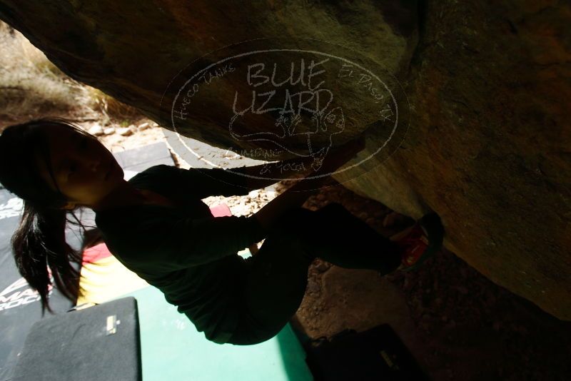 Bouldering in Hueco Tanks on 03/10/2019 with Blue Lizard Climbing and Yoga

Filename: SRM_20190310_1131221.jpg
Aperture: f/5.6
Shutter Speed: 1/250
Body: Canon EOS-1D Mark II
Lens: Canon EF 16-35mm f/2.8 L