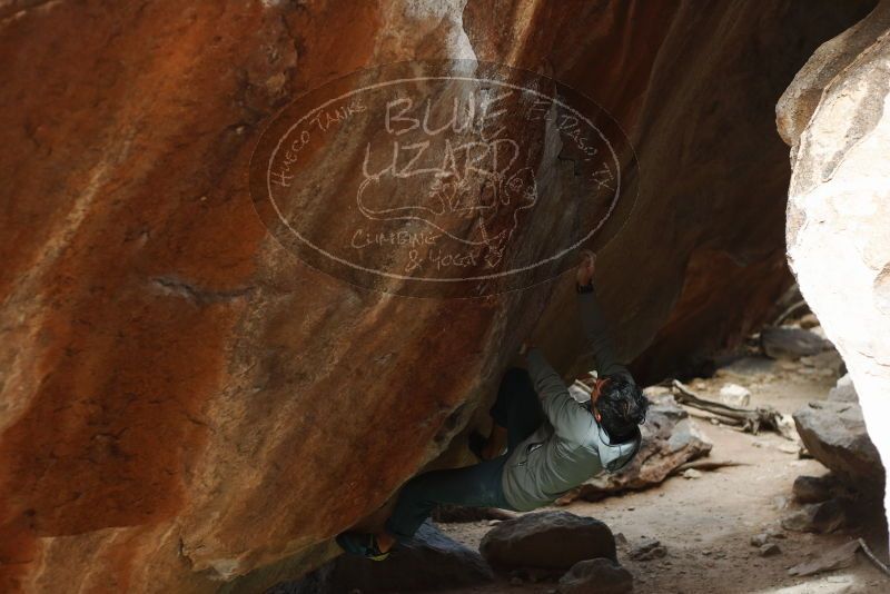 Bouldering in Hueco Tanks on 03/10/2019 with Blue Lizard Climbing and Yoga

Filename: SRM_20190310_1133390.jpg
Aperture: f/2.8
Shutter Speed: 1/640
Body: Canon EOS-1D Mark II
Lens: Canon EF 50mm f/1.8 II