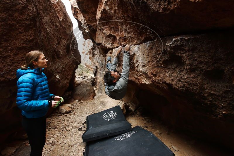 Bouldering in Hueco Tanks on 03/10/2019 with Blue Lizard Climbing and Yoga

Filename: SRM_20190310_1228170.jpg
Aperture: f/5.6
Shutter Speed: 1/250
Body: Canon EOS-1D Mark II
Lens: Canon EF 16-35mm f/2.8 L