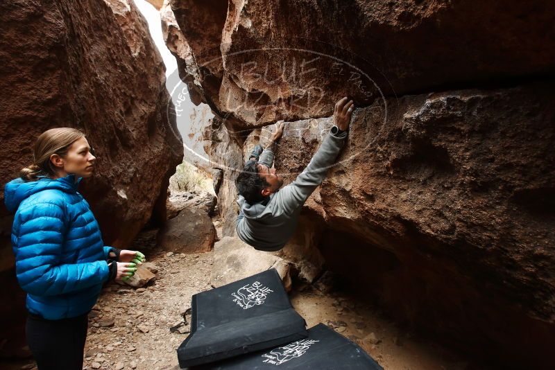 Bouldering in Hueco Tanks on 03/10/2019 with Blue Lizard Climbing and Yoga

Filename: SRM_20190310_1228180.jpg
Aperture: f/5.6
Shutter Speed: 1/250
Body: Canon EOS-1D Mark II
Lens: Canon EF 16-35mm f/2.8 L