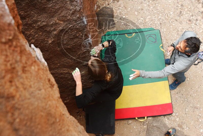 Bouldering in Hueco Tanks on 03/10/2019 with Blue Lizard Climbing and Yoga

Filename: SRM_20190310_1358220.jpg
Aperture: f/5.0
Shutter Speed: 1/250
Body: Canon EOS-1D Mark II
Lens: Canon EF 16-35mm f/2.8 L