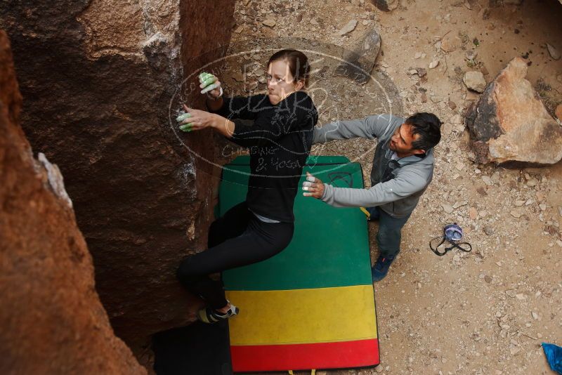 Bouldering in Hueco Tanks on 03/10/2019 with Blue Lizard Climbing and Yoga

Filename: SRM_20190310_1359470.jpg
Aperture: f/5.0
Shutter Speed: 1/250
Body: Canon EOS-1D Mark II
Lens: Canon EF 16-35mm f/2.8 L