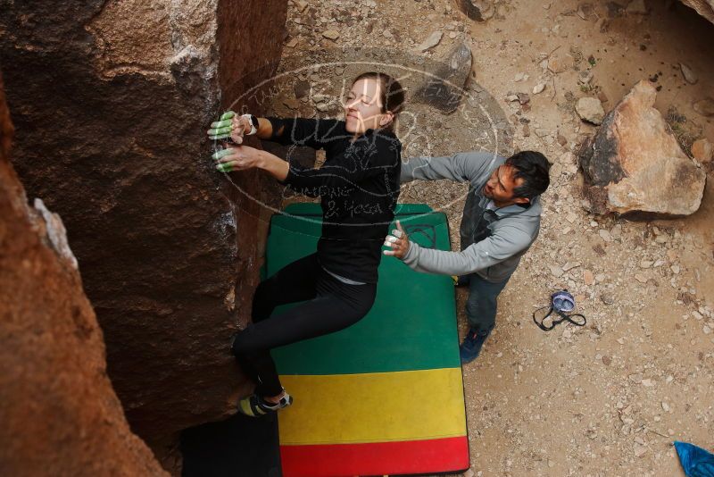 Bouldering in Hueco Tanks on 03/10/2019 with Blue Lizard Climbing and Yoga

Filename: SRM_20190310_1359481.jpg
Aperture: f/5.0
Shutter Speed: 1/250
Body: Canon EOS-1D Mark II
Lens: Canon EF 16-35mm f/2.8 L