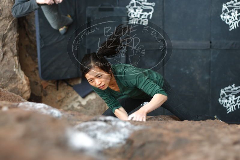 Bouldering in Hueco Tanks on 03/10/2019 with Blue Lizard Climbing and Yoga

Filename: SRM_20190310_1453010.jpg
Aperture: f/2.5
Shutter Speed: 1/125
Body: Canon EOS-1D Mark II
Lens: Canon EF 50mm f/1.8 II