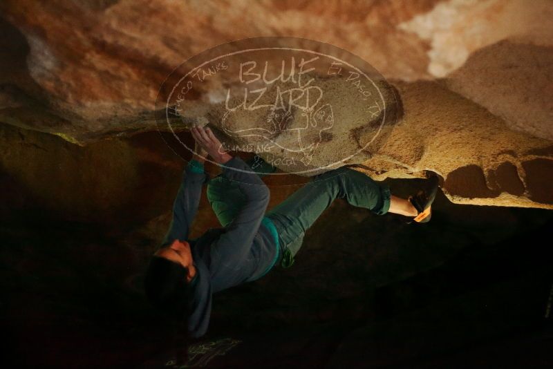 Bouldering in Hueco Tanks on 03/10/2019 with Blue Lizard Climbing and Yoga

Filename: SRM_20190310_1548550.jpg
Aperture: f/1.8
Shutter Speed: 1/100
Body: Canon EOS-1D Mark II
Lens: Canon EF 50mm f/1.8 II