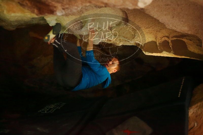 Bouldering in Hueco Tanks on 03/10/2019 with Blue Lizard Climbing and Yoga

Filename: SRM_20190310_1552530.jpg
Aperture: f/1.8
Shutter Speed: 1/100
Body: Canon EOS-1D Mark II
Lens: Canon EF 50mm f/1.8 II