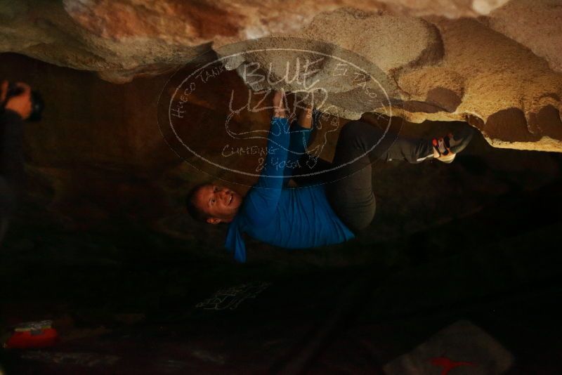 Bouldering in Hueco Tanks on 03/10/2019 with Blue Lizard Climbing and Yoga

Filename: SRM_20190310_1553030.jpg
Aperture: f/1.8
Shutter Speed: 1/100
Body: Canon EOS-1D Mark II
Lens: Canon EF 50mm f/1.8 II