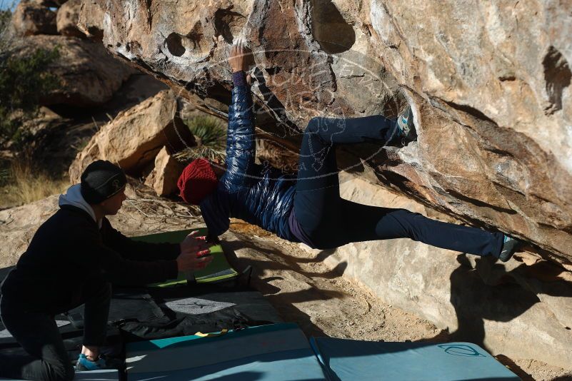 Bouldering in Hueco Tanks on 03/15/2019 with Blue Lizard Climbing and Yoga

Filename: SRM_20190315_0923040.jpg
Aperture: f/4.0
Shutter Speed: 1/800
Body: Canon EOS-1D Mark II
Lens: Canon EF 50mm f/1.8 II