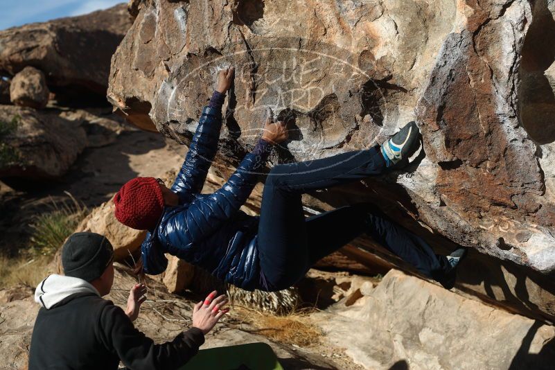 Bouldering in Hueco Tanks on 03/15/2019 with Blue Lizard Climbing and Yoga

Filename: SRM_20190315_0923250.jpg
Aperture: f/4.0
Shutter Speed: 1/800
Body: Canon EOS-1D Mark II
Lens: Canon EF 50mm f/1.8 II