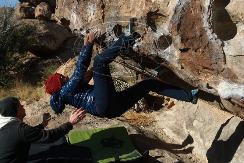 Bouldering in Hueco Tanks on 03/15/2019 with Blue Lizard Climbing and Yoga

Filename: SRM_20190315_0923420.jpg
Aperture: f/4.0
Shutter Speed: 1/800
Body: Canon EOS-1D Mark II
Lens: Canon EF 50mm f/1.8 II