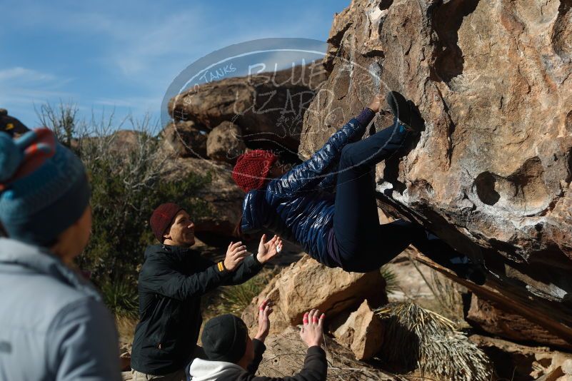 Bouldering in Hueco Tanks on 03/15/2019 with Blue Lizard Climbing and Yoga

Filename: SRM_20190315_0924180.jpg
Aperture: f/4.0
Shutter Speed: 1/800
Body: Canon EOS-1D Mark II
Lens: Canon EF 50mm f/1.8 II