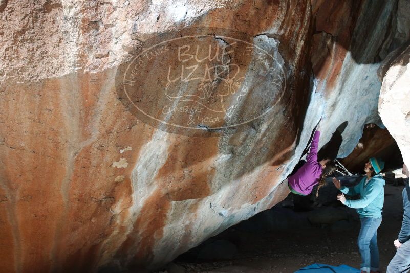 Bouldering in Hueco Tanks on 03/15/2019 with Blue Lizard Climbing and Yoga

Filename: SRM_20190315_1218410.jpg
Aperture: f/5.6
Shutter Speed: 1/250
Body: Canon EOS-1D Mark II
Lens: Canon EF 16-35mm f/2.8 L