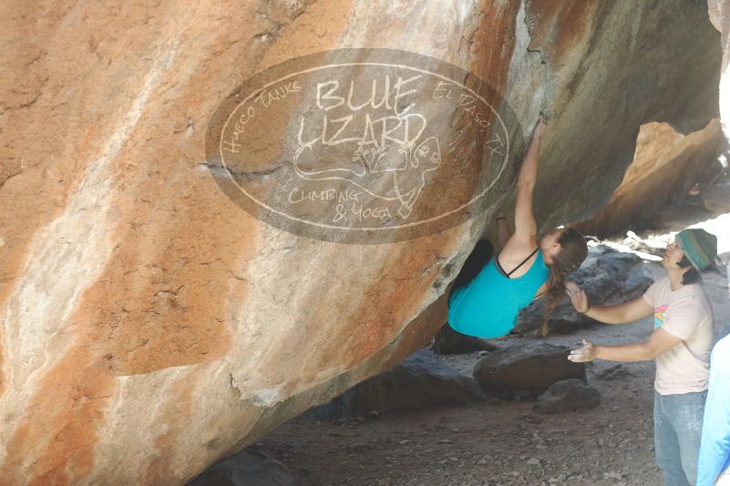 Bouldering in Hueco Tanks on 03/15/2019 with Blue Lizard Climbing and Yoga

Filename: SRM_20190315_1228030.jpg
Aperture: f/4.0
Shutter Speed: 1/160
Body: Canon EOS-1D Mark II
Lens: Canon EF 50mm f/1.8 II