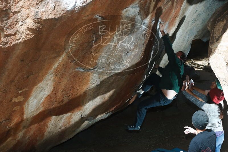 Bouldering in Hueco Tanks on 03/15/2019 with Blue Lizard Climbing and Yoga

Filename: SRM_20190315_1241390.jpg
Aperture: f/5.6
Shutter Speed: 1/250
Body: Canon EOS-1D Mark II
Lens: Canon EF 50mm f/1.8 II