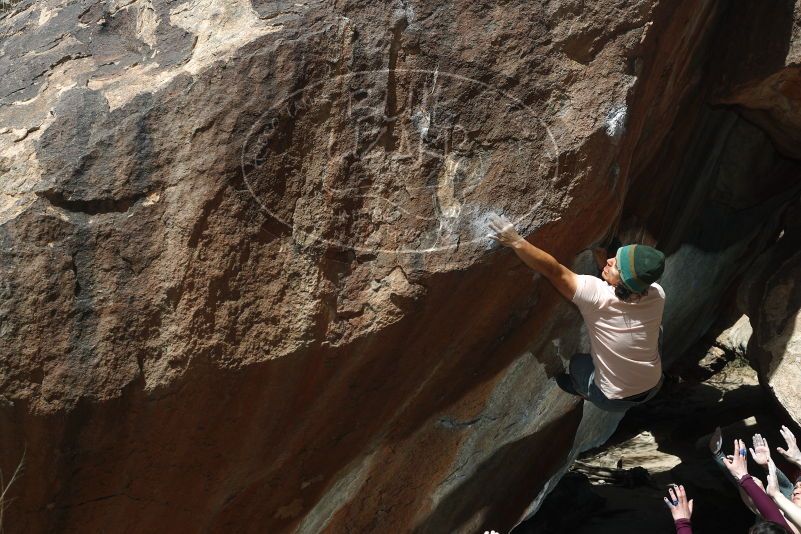 Bouldering in Hueco Tanks on 03/15/2019 with Blue Lizard Climbing and Yoga

Filename: SRM_20190315_1243000.jpg
Aperture: f/5.6
Shutter Speed: 1/250
Body: Canon EOS-1D Mark II
Lens: Canon EF 50mm f/1.8 II