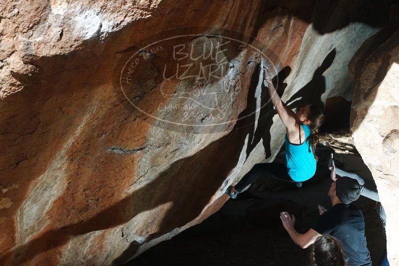 Bouldering in Hueco Tanks on 03/15/2019 with Blue Lizard Climbing and Yoga

Filename: SRM_20190315_1243540.jpg
Aperture: f/5.6
Shutter Speed: 1/250
Body: Canon EOS-1D Mark II
Lens: Canon EF 50mm f/1.8 II