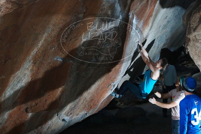 Bouldering in Hueco Tanks on 03/15/2019 with Blue Lizard Climbing and Yoga

Filename: SRM_20190315_1304210.jpg
Aperture: f/5.6
Shutter Speed: 1/250
Body: Canon EOS-1D Mark II
Lens: Canon EF 50mm f/1.8 II