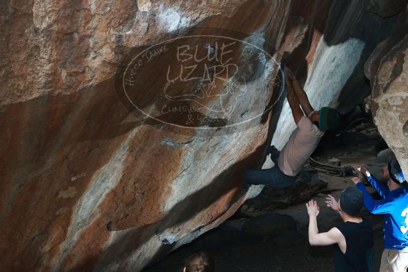 Bouldering in Hueco Tanks on 03/15/2019 with Blue Lizard Climbing and Yoga

Filename: SRM_20190315_1305410.jpg
Aperture: f/5.6
Shutter Speed: 1/250
Body: Canon EOS-1D Mark II
Lens: Canon EF 50mm f/1.8 II