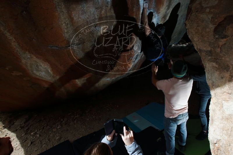 Bouldering in Hueco Tanks on 03/15/2019 with Blue Lizard Climbing and Yoga

Filename: SRM_20190315_1342030.jpg
Aperture: f/8.0
Shutter Speed: 1/250
Body: Canon EOS-1D Mark II
Lens: Canon EF 16-35mm f/2.8 L