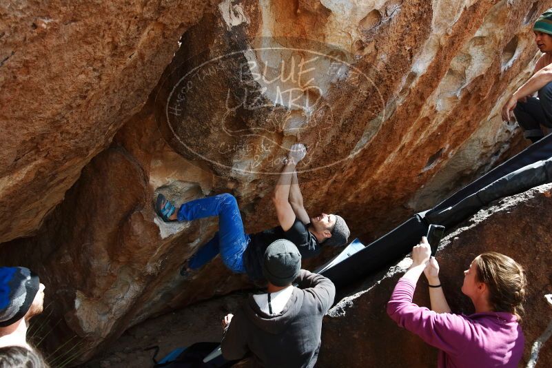 Bouldering in Hueco Tanks on 03/15/2019 with Blue Lizard Climbing and Yoga

Filename: SRM_20190315_1405530.jpg
Aperture: f/5.6
Shutter Speed: 1/640
Body: Canon EOS-1D Mark II
Lens: Canon EF 16-35mm f/2.8 L