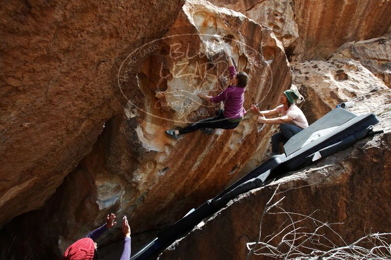 Bouldering in Hueco Tanks on 03/15/2019 with Blue Lizard Climbing and Yoga

Filename: SRM_20190315_1409000.jpg
Aperture: f/5.6
Shutter Speed: 1/400
Body: Canon EOS-1D Mark II
Lens: Canon EF 16-35mm f/2.8 L