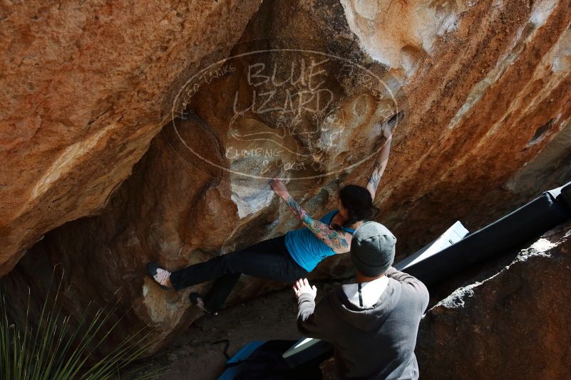 Bouldering in Hueco Tanks on 03/15/2019 with Blue Lizard Climbing and Yoga

Filename: SRM_20190315_1409520.jpg
Aperture: f/5.6
Shutter Speed: 1/320
Body: Canon EOS-1D Mark II
Lens: Canon EF 16-35mm f/2.8 L